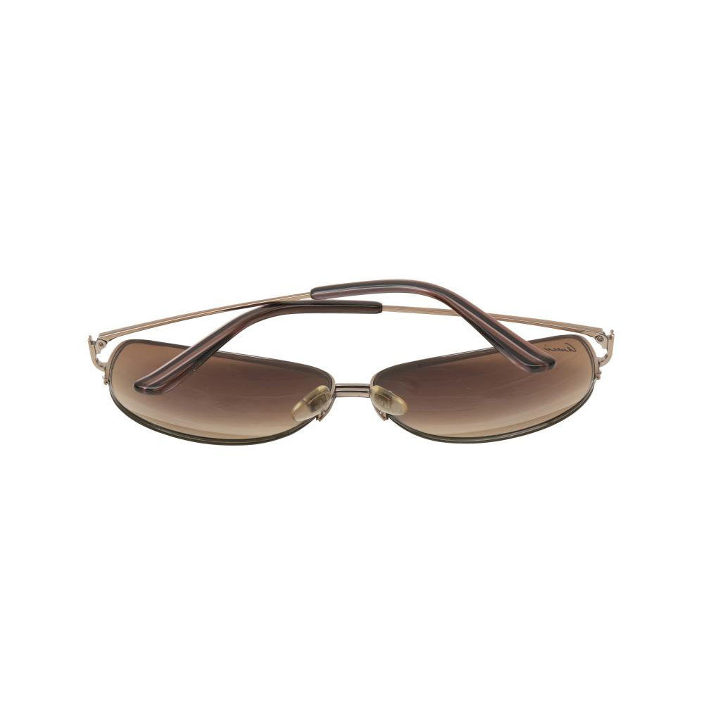 Gucci Brown Aviator Sunglasses