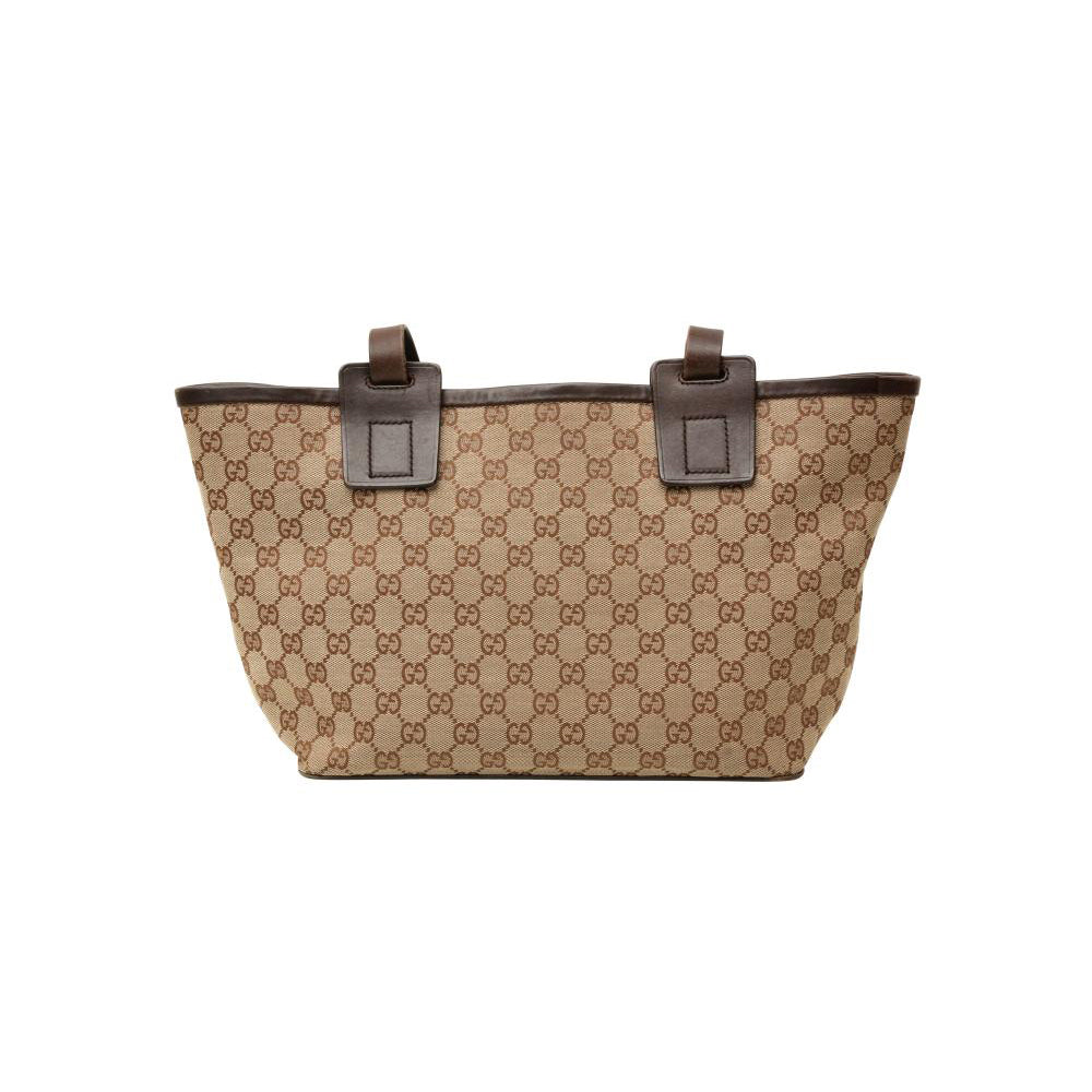 Gucci Brown GG Logo Monogram Shoulder Bag