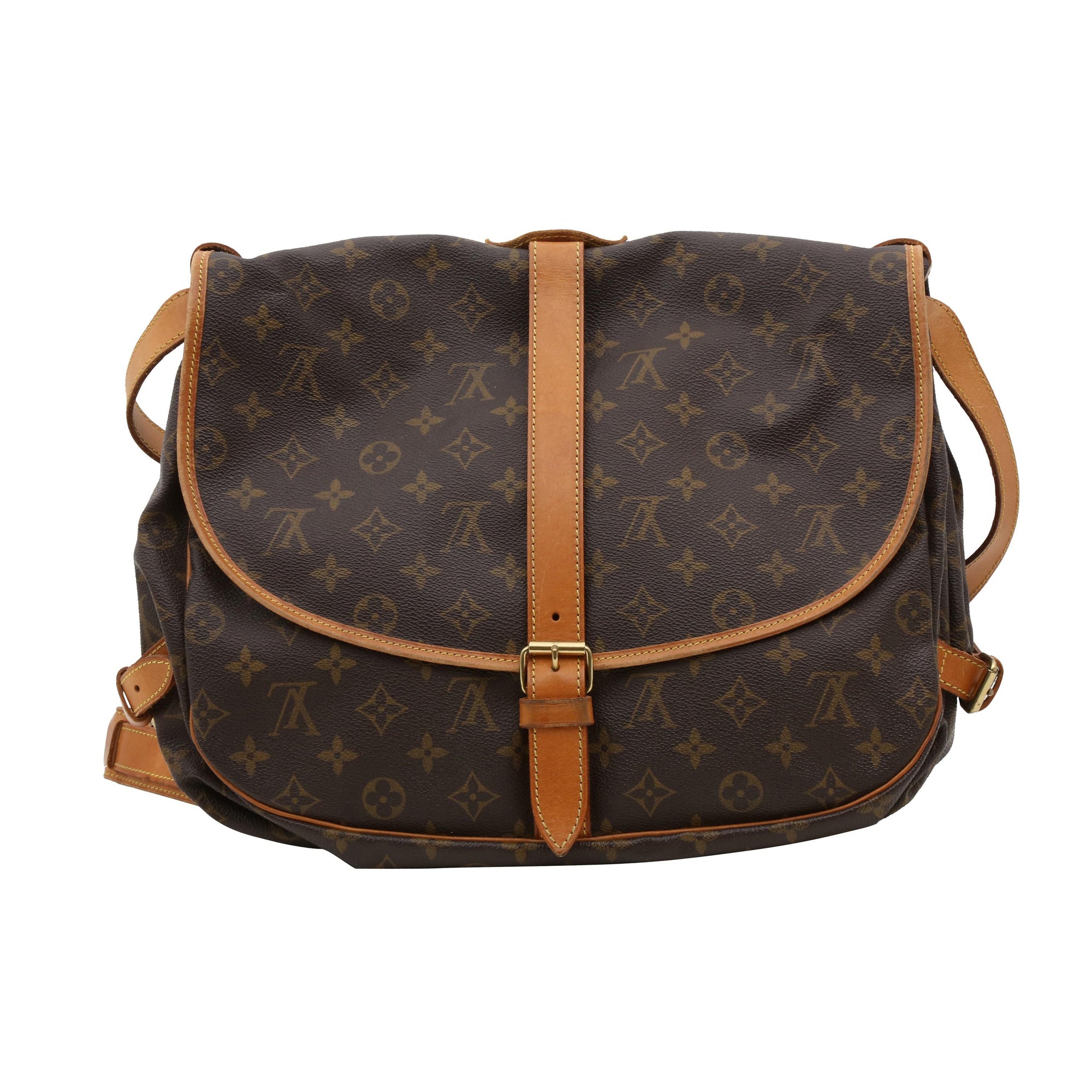 Louis Vuitton Monogram Saumur MM - Brown Crossbody Bags, Handbags