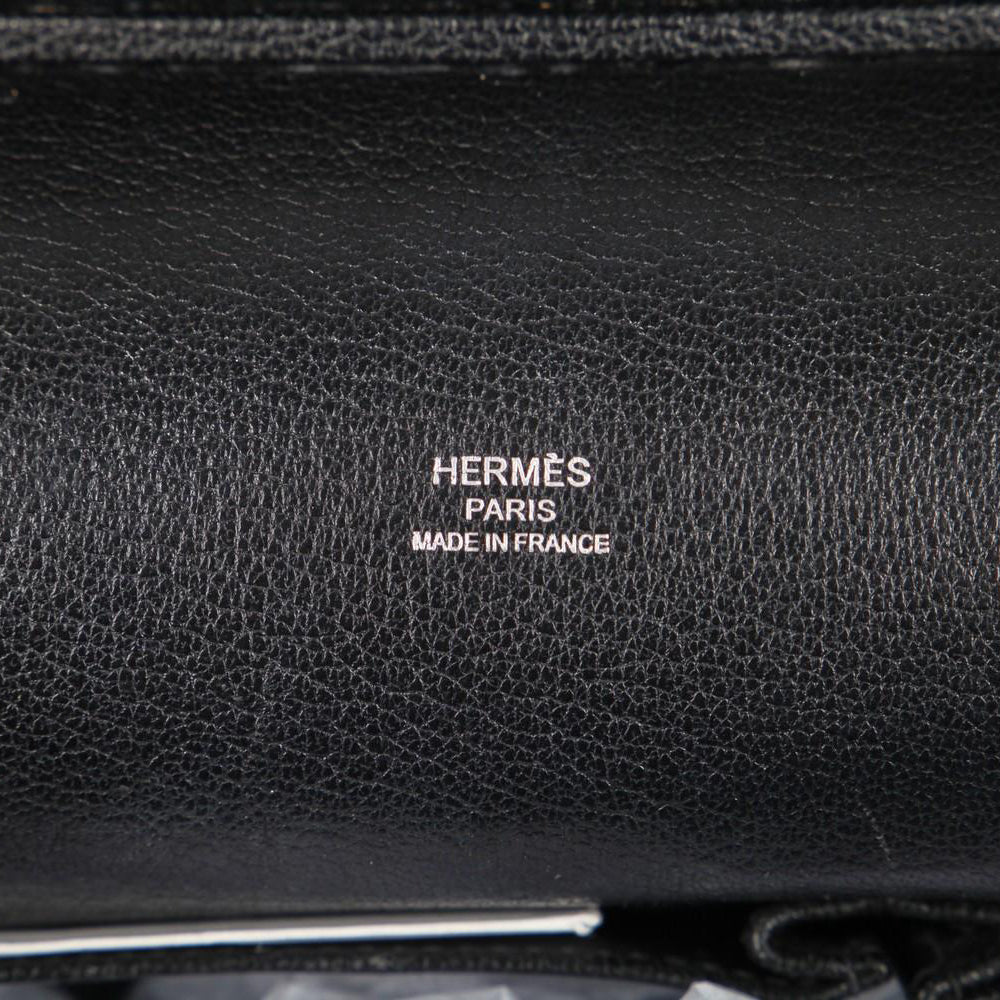Hermès Black Clemence Jypsiere with Palladium Hardware