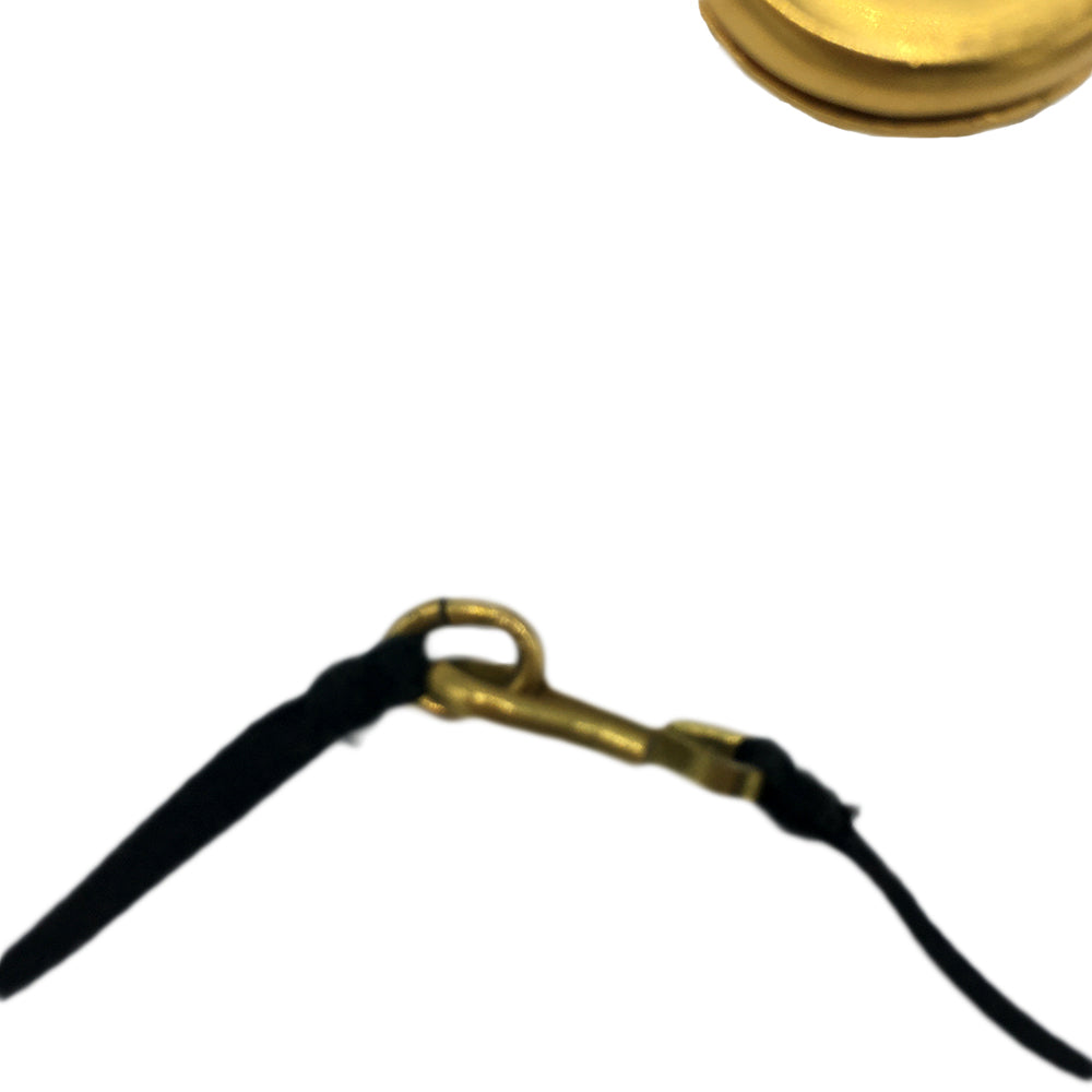 Chanel CC Mirror Medallion in Satin Ribbon Necklace