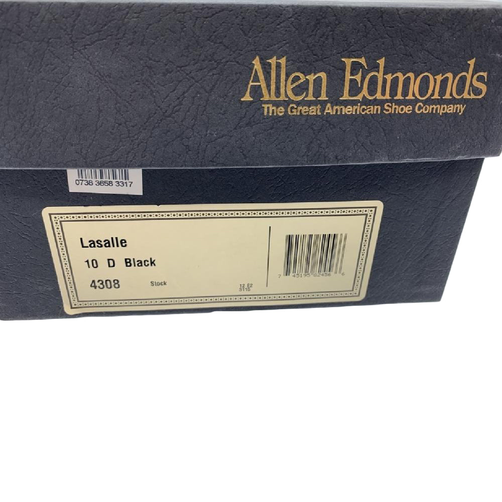 Allen Edmonds Men's Black Leather Tie Shoes - Size 10 US