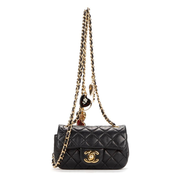 Brown Chanel Classic Mini Square Single Flap Crossbody Bag – Designer  Revival
