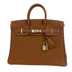 Vintage Hermes 35 Natural Ardennes Birkin With Gold Hardware! Fresh From Spa