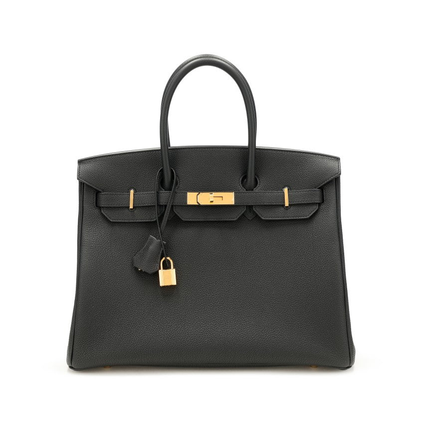 Hermès Black Togo Birkin 35 with Gold Hardware w/Tags 2022 - Never Carried