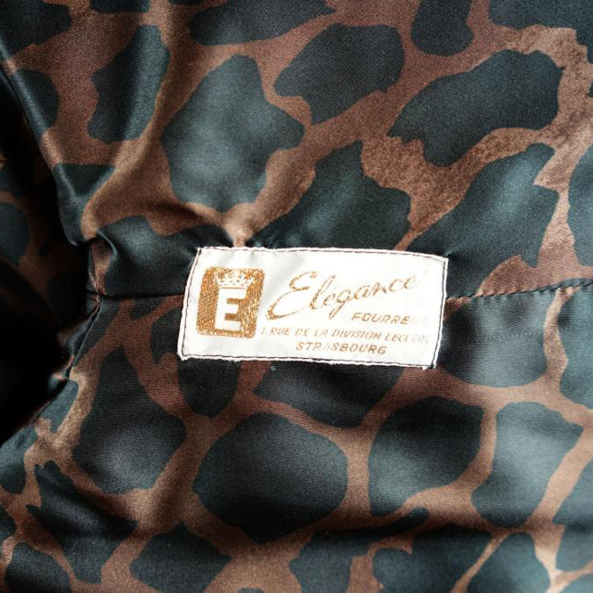 Elegance Brown Mink Fur Bolero Jacket - Size 38