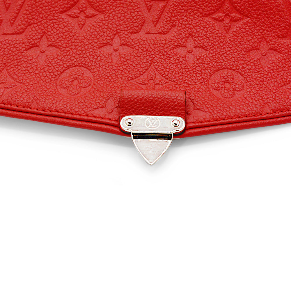 Louis Vuitton Monogram Empreinte Key Pouch (Cles) in Poppy with