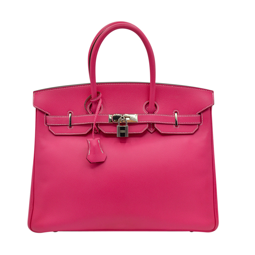 Hermes Birkin 30 Bag Rose Tyrien Candy Epsom Limited Edition