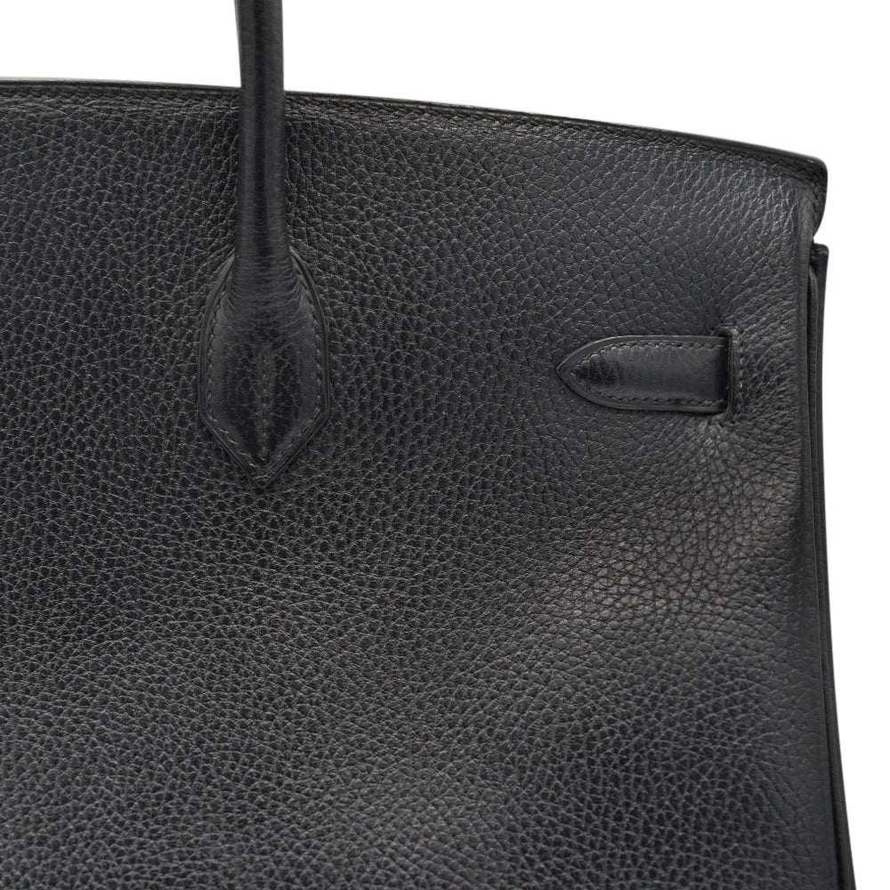 Hermès, Black Togo Birkin with Silver Hardware