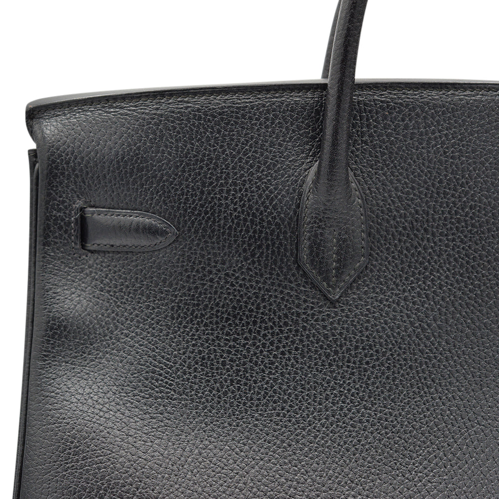 Hermes Birkin Bag 40CM Epsom Leather Gold Hardware, CK89 Noir