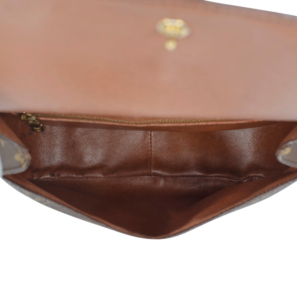 Louis+Vuitton+Cloud+Shoulder+Bag+Medium+Brown+Leather for sale