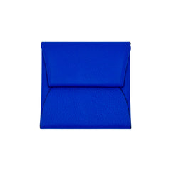 Bastia leather purse Hermès Blue in Leather - 34016945