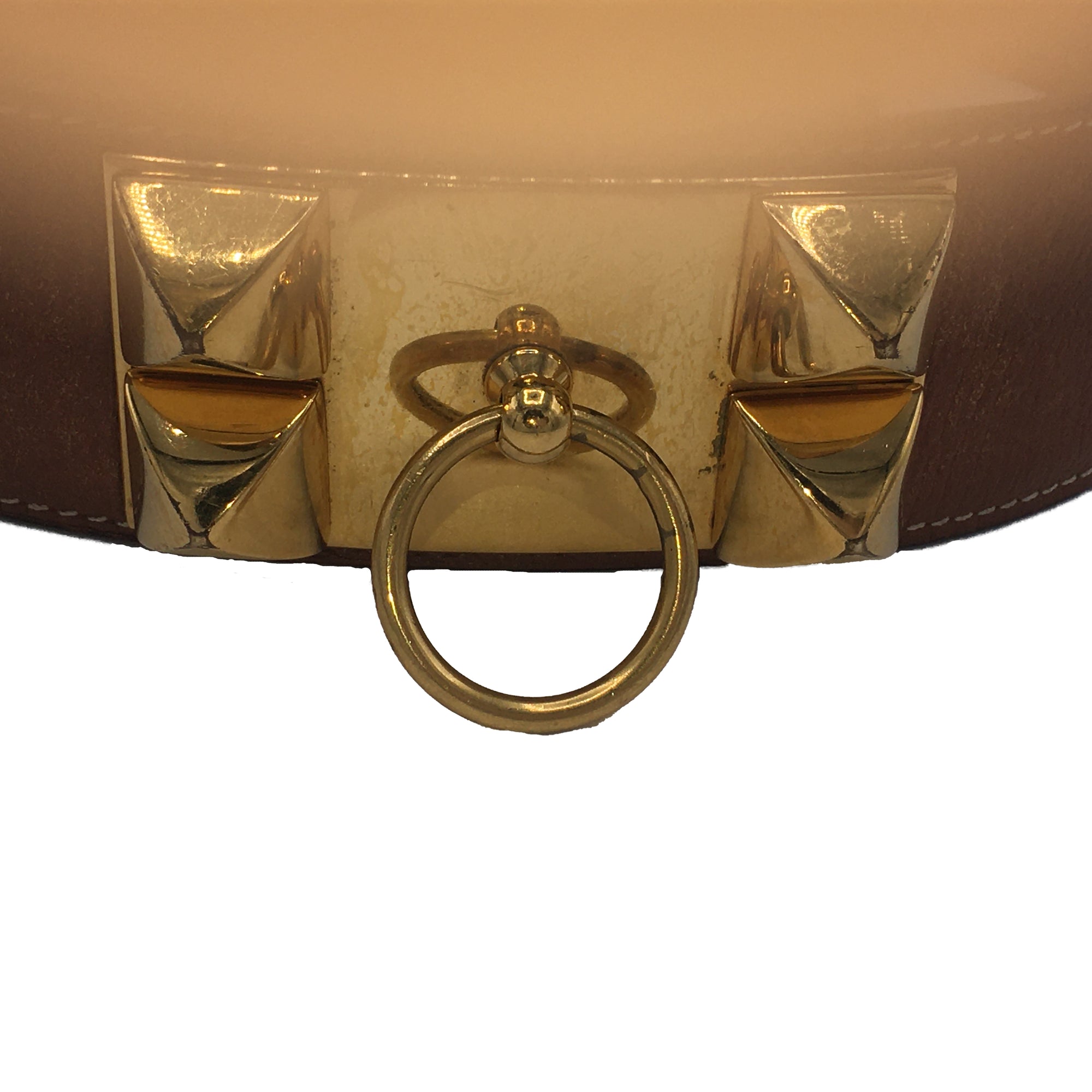 Hermès 42 mm Vintage Collier de Chien Belt - Brown Belts, Accessories -  HER564478