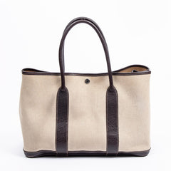Garden party leather tote Hermès Brown in Leather - 34886612