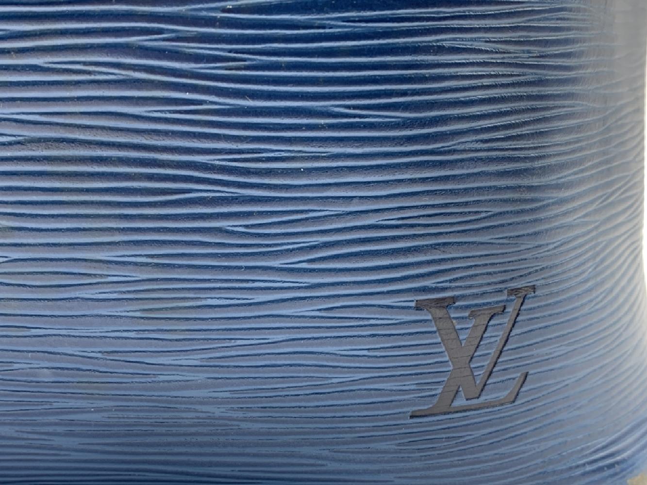 Louis Vuitton Blu/Black Epi Noe Shoulder Bag (Vintage) Logo