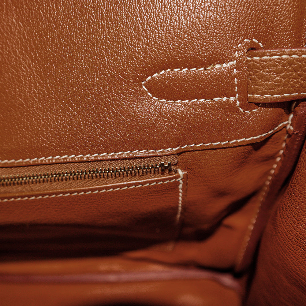 Hermès Garden Party Brown and Beige with Togo Leather – Luxury GoRound