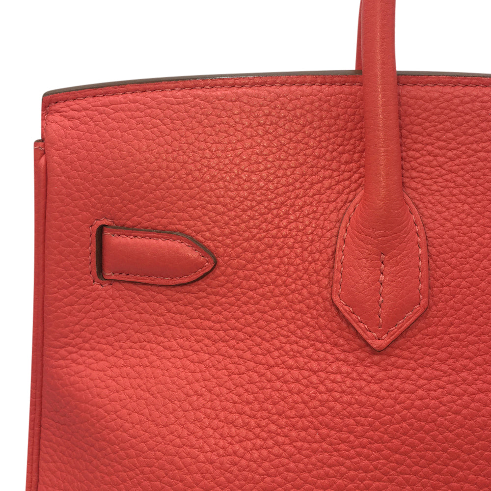 Hermes Limited Edition Tri-color 35cm Rose Jaipur Clemence Leather,, Lot  #64122