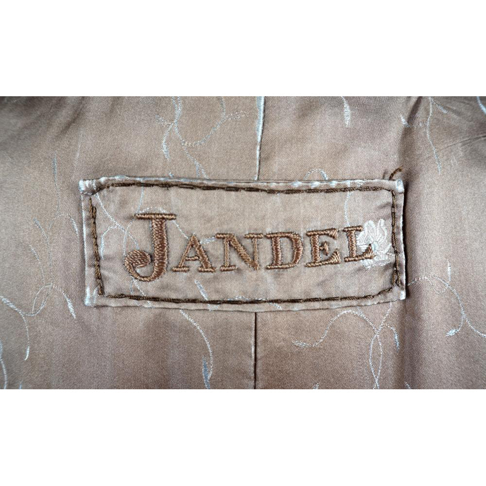 Jandel Brown Mink Fur Capelet Jacket - Small to Medium