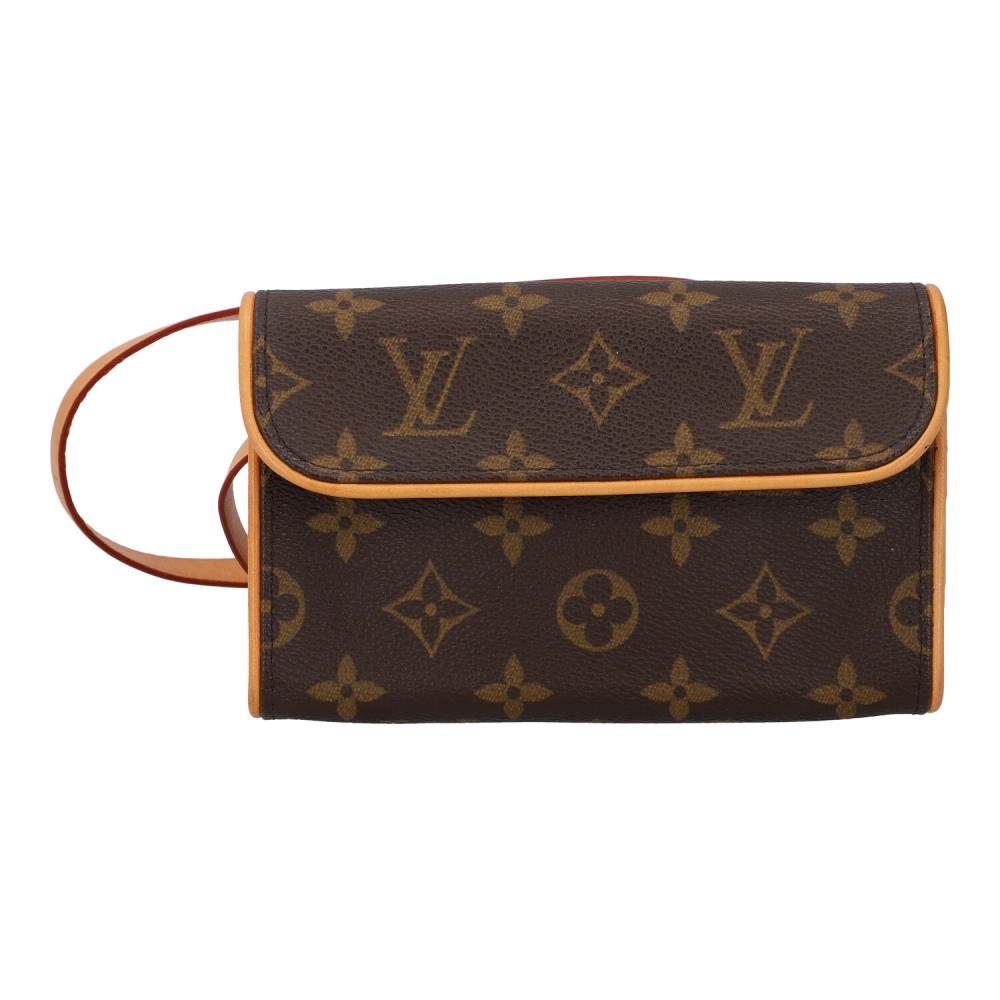 AUTH Louis Vuitton Monogram Florentine Small Belt Bag with Dustbag