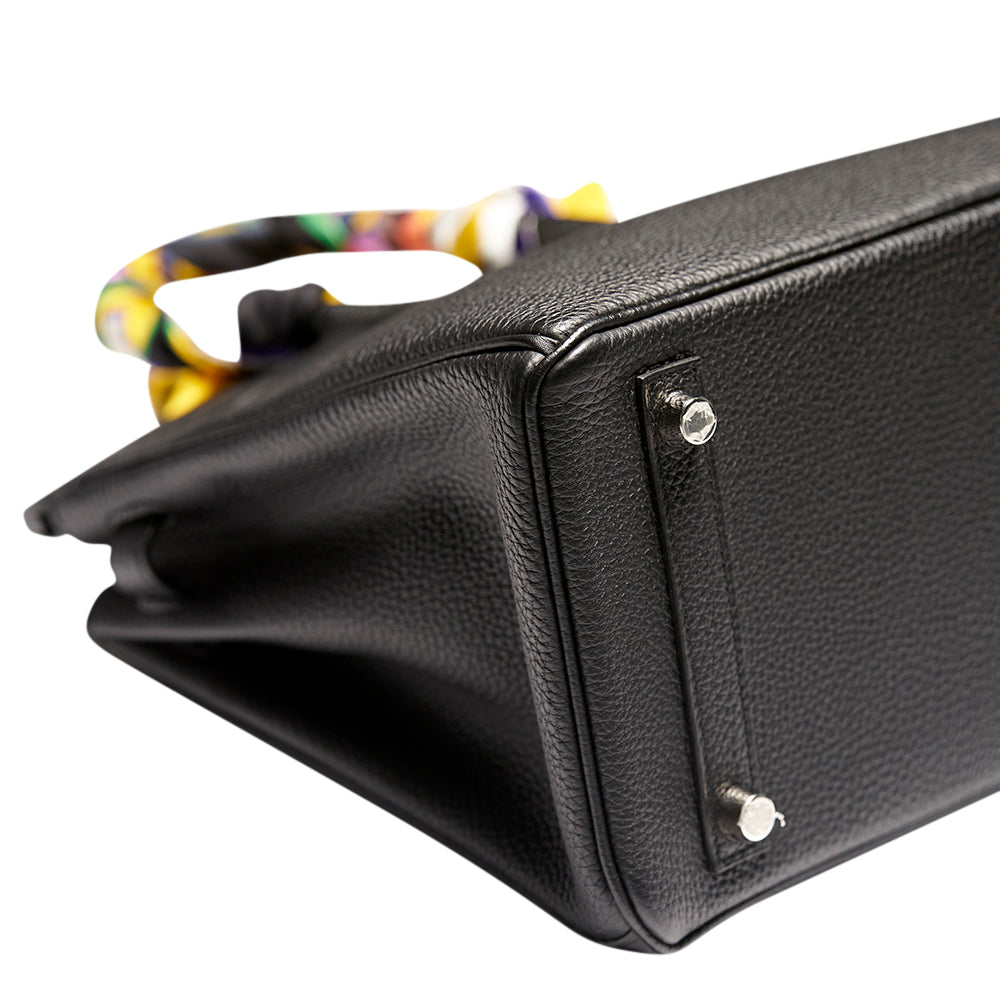 Hermès Birkin 25 Black Togo Leather With Palladium Hardware