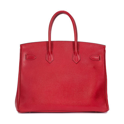Hermès Rogue (Red) Casaque Epsom Birkin 35