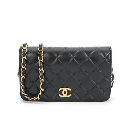 Chanel Black Lambskin Mini Flap Bag